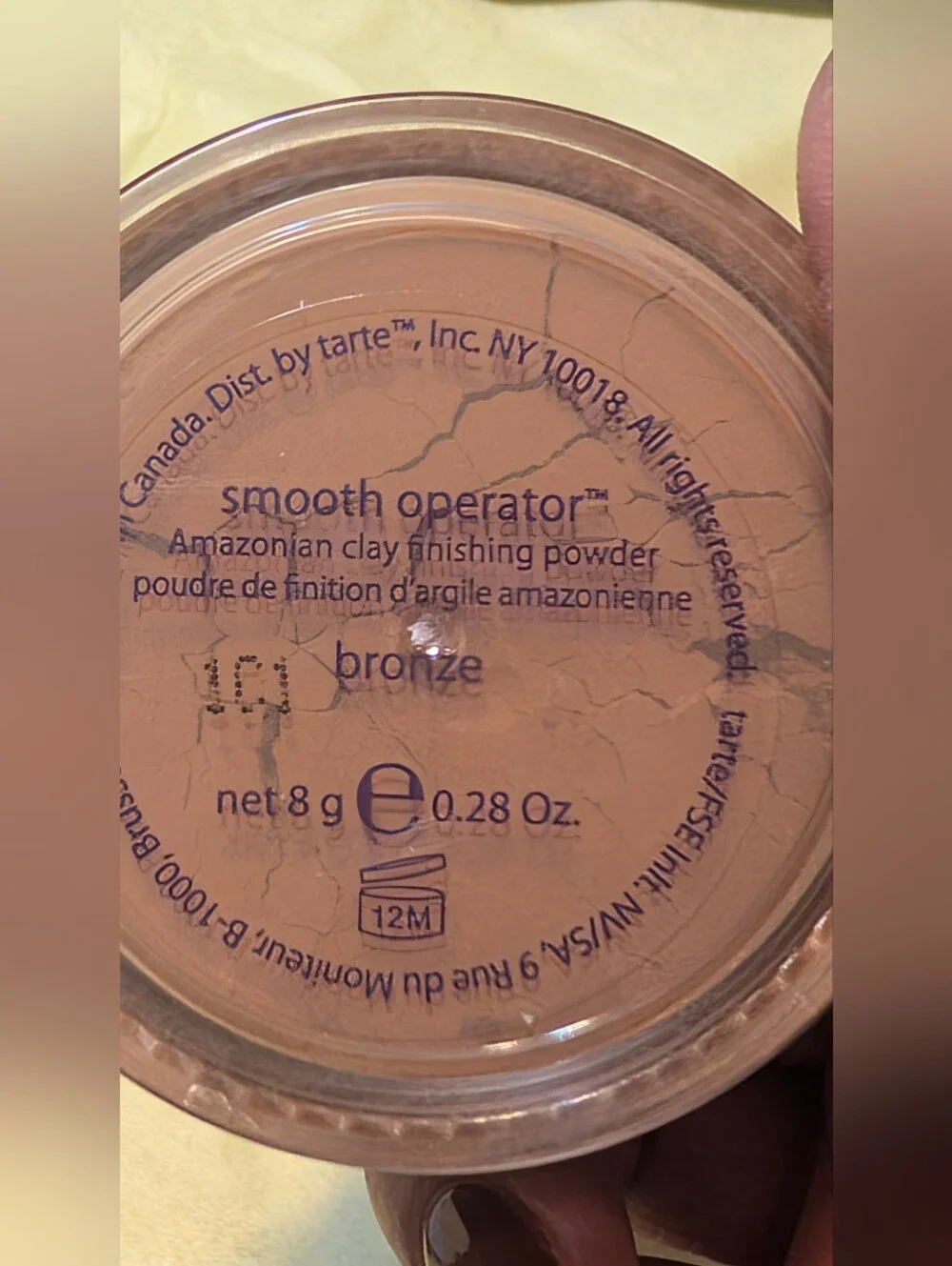 Tarte Smooth Operator Finishing Powder - Bronze Color NWOB